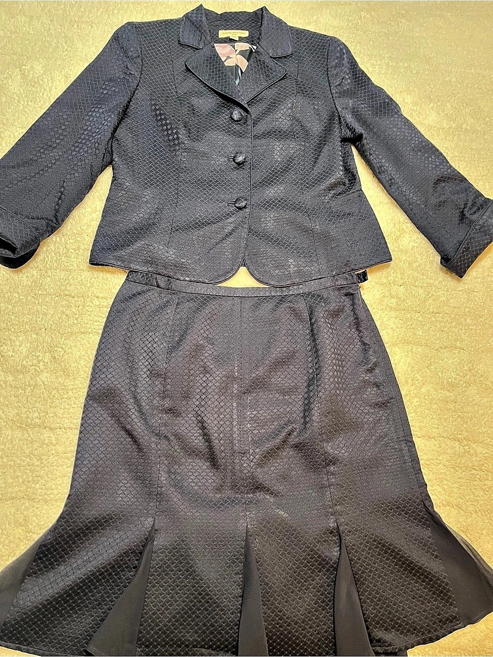 Skirt Suit Set in Blue